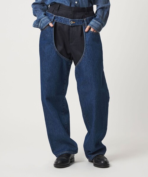 6（ロク）の「＜timemachine＞CHAPS/チャップス（デニムパンツ・レディース・ネイビー・S/M）」の3枚目の写真