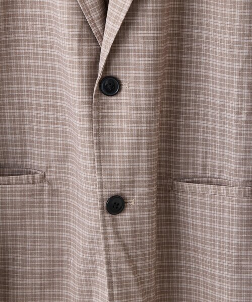 WHIMSIC（ウィムジック）の「【UNISEX/SETUP対応/2サイズ展開】2Bテーラードジャケット（テーラードジャケット・メンズ・ブルー/ネイビー/ベージュ・FREE）」の4枚目の写真