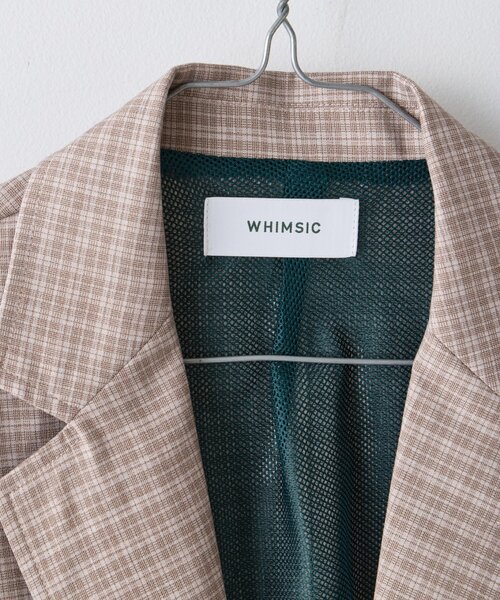 WHIMSIC（ウィムジック）の「【UNISEX/SETUP対応/2サイズ展開】2Bテーラードジャケット（テーラードジャケット・メンズ・ブルー/ネイビー/ベージュ・FREE）」の6枚目の写真