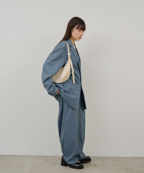 WHIMSIC（ウィムジック）の「【UNISEX/SETUP対応/2サイズ展開】2Bテーラードジャケット（テーラードジャケット・メンズ・ブルー/ネイビー/ベージュ・FREE）」の13枚目の写真