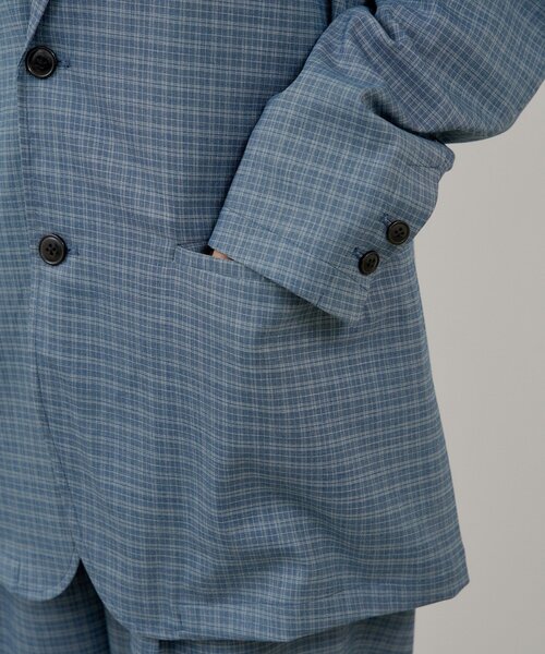 WHIMSIC（ウィムジック）の「【UNISEX/SETUP対応/2サイズ展開】2Bテーラードジャケット（テーラードジャケット・メンズ・ブルー/ネイビー/ベージュ・FREE）」の16枚目の写真