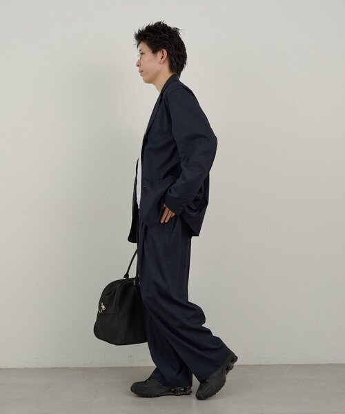 WHIMSIC（ウィムジック）の「【UNISEX/SETUP対応/2サイズ展開】2Bテーラードジャケット（テーラードジャケット・メンズ・ブルー/ネイビー/ベージュ・FREE）」の19枚目の写真