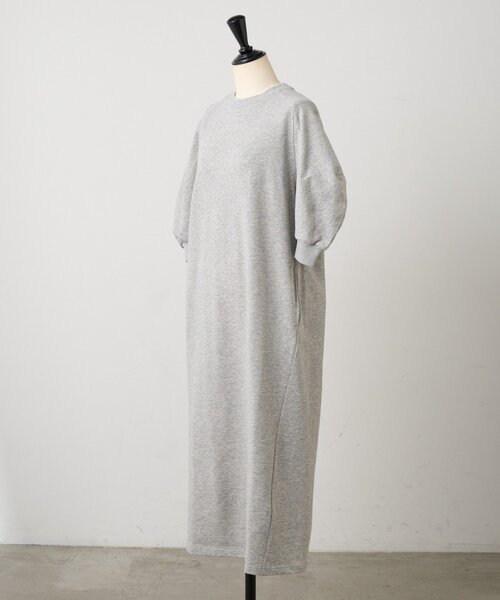 BEARDSLEY（ビアズリー）の「ランタンスリーブウラケワンピース（ワンピース・レディース・グレー/ネイビー・FREE）」の10枚目の写真