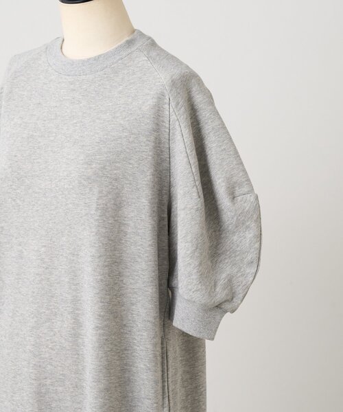 BEARDSLEY（ビアズリー）の「ランタンスリーブウラケワンピース（ワンピース・レディース・グレー/ネイビー・FREE）」の15枚目の写真