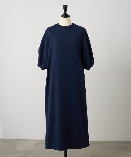 BEARDSLEY（ビアズリー）の「ランタンスリーブウラケワンピース（ワンピース・レディース・グレー/ネイビー・FREE）」の20枚目の写真