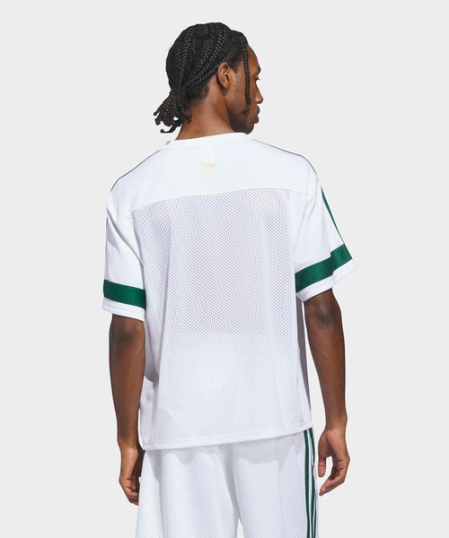 adidas(アディダス)の「スケートボーディング x タイショーン アメリカンフットボールジャージ / アディダスオリジナルス adidas Originals(Tシャツ/カットソー・メンズ・ホワイト・X-LARGE/SMALL/MEDIUM/LARGE/3XL/XX-LARGE/X-SMALL)」の4枚目の写真