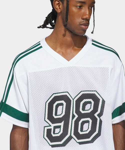 adidas(アディダス)の「スケートボーディング x タイショーン アメリカンフットボールジャージ / アディダスオリジナルス adidas Originals(Tシャツ/カットソー・メンズ・ホワイト・X-LARGE/SMALL/MEDIUM/LARGE/3XL/XX-LARGE/X-SMALL)」の5枚目の写真