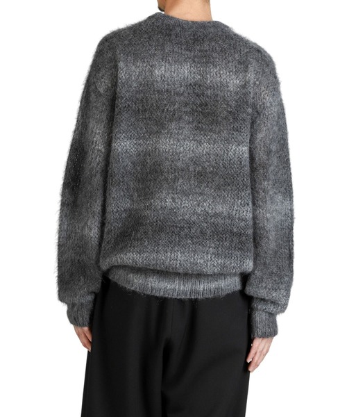 URU（ウル）の「crepuscule / クレプスキュール：Mohair Mesh P/O：2503-012[COR]（ニット/セーター・メンズ・ブラック・1）」の7枚目の写真