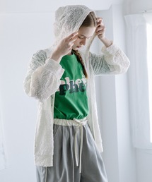 POU DOU DOU | ストレッチレースパーカー(パーカー)