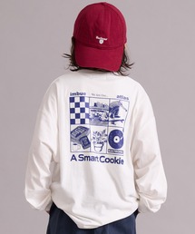 PAIRMANON STREET（ペアマノンストリート）の「【綿100%】ロゴ グラフィック プリント 長袖 Tシャツ【PAIRMANON STREET】（Tシャツ/カットソー）」