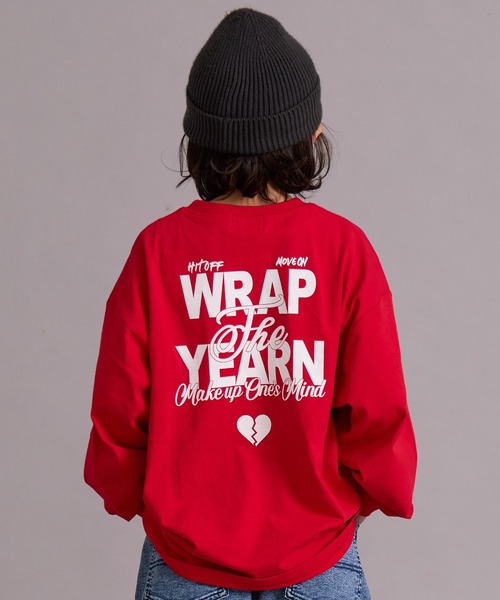 PAIRMANON STREET（ペアマノンストリート）の「【綿100%】ロゴ グラフィック プリント 長袖 Tシャツ【PAIRMANON STREET】（Tシャツ/カットソー・キッズ・ブラック/パープル/オフホワイト/ブラック系その他/ブルー/ホワイト系その他/レッド/グリーン・100/110/120/130/140/150/160/90）」の8枚目の写真