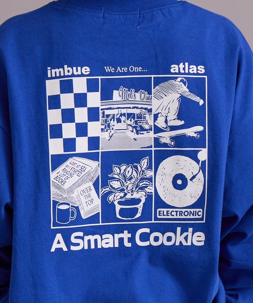 PAIRMANON STREET（ペアマノンストリート）の「【綿100%】ロゴ グラフィック プリント 長袖 Tシャツ【PAIRMANON STREET】（Tシャツ/カットソー・キッズ・ブラック/パープル/オフホワイト/ブラック系その他/ブルー/ホワイト系その他/レッド/グリーン・100/110/120/130/140/150/160/90）」の11枚目の写真