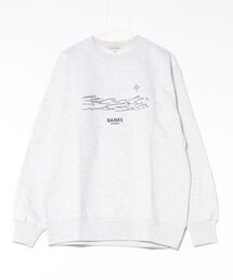 BANKS（バンクス）の「CREW / BANKS JOURNAL(バンクスジャーナル)スタンダードシルエットプリント長袖クルーネックスウェットトレーナ（スウェット）」