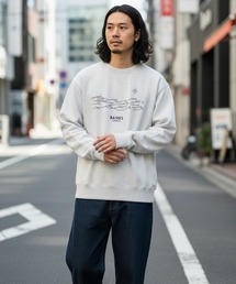 BANKS（バンクス）の「CREW / BANKS JOURNAL(バンクスジャーナル)スタンダードシルエットプリント長袖クルーネックスウェットトレーナ（スウェット）」