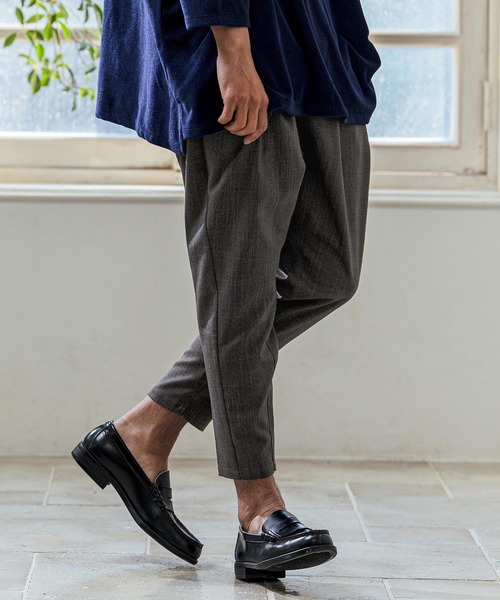 Magine(マージン)の「mp14661- TR Stretch Easy Tapered Pants イージーテーパードパンツ(MGN-261-033)(その他パンツ・メンズ・ネイビー/チャコール/ブラック・48/46/44)」の4枚目の写真