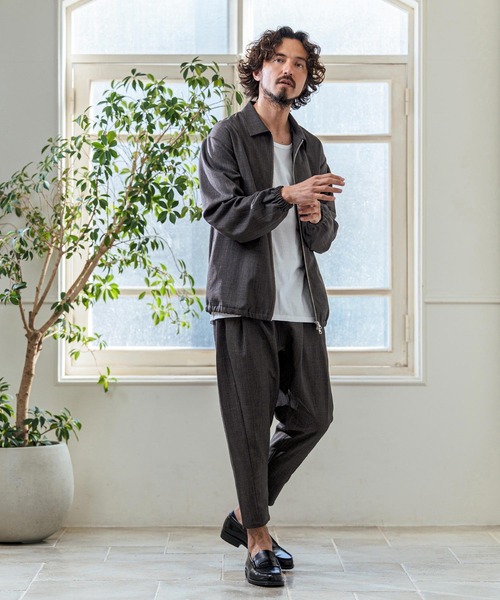 Magine(マージン)の「mp14661- TR Stretch Easy Tapered Pants イージーテーパードパンツ(MGN-261-033)(その他パンツ・メンズ・ネイビー/チャコール/ブラック・48/46/44)」の5枚目の写真