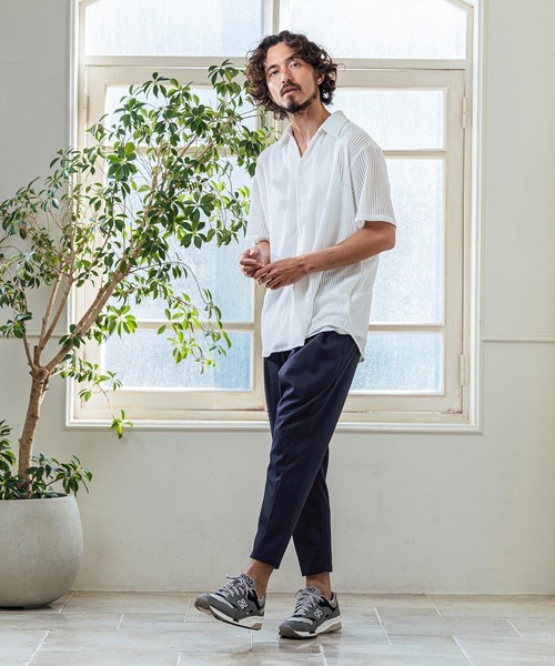 Magine(マージン)の「mp14661- TR Stretch Easy Tapered Pants イージーテーパードパンツ(MGN-261-033)(その他パンツ・メンズ・ネイビー/チャコール/ブラック・48/46/44)」の11枚目の写真