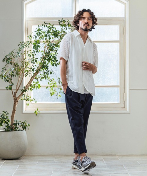 Magine(マージン)の「mp14661- TR Stretch Easy Tapered Pants イージーテーパードパンツ(MGN-261-033)(その他パンツ・メンズ・ネイビー/チャコール/ブラック・48/46/44)」の12枚目の写真