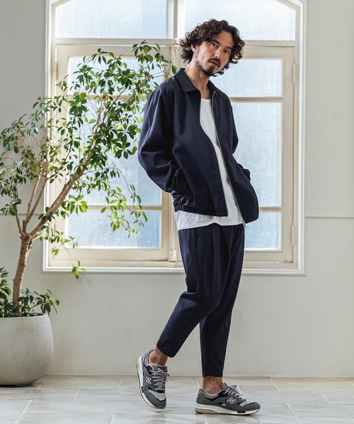 Magine(マージン)の「mp14661- TR Stretch Easy Tapered Pants イージーテーパードパンツ(MGN-261-033)(その他パンツ・メンズ・ネイビー/チャコール/ブラック・48/46/44)」の13枚目の写真