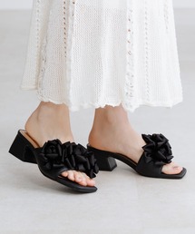 HIMIKO | 【HIMIKO】HANAE MORI×HIMIKO フラワーフリルミュール(サンダル)