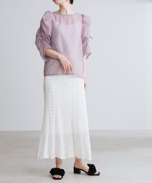 HIMIKO（ヒミコ）の「【HIMIKO】HANAE MORI×HIMIKO フラワーフリルミュール（サンダル・レディース・イエロー/ホワイト/ブラック・22.0cm/24.0cm/23.0cm/25.5cm/25.0cm/24.5cm/23.5cm/22.5cm）」の15枚目の写真