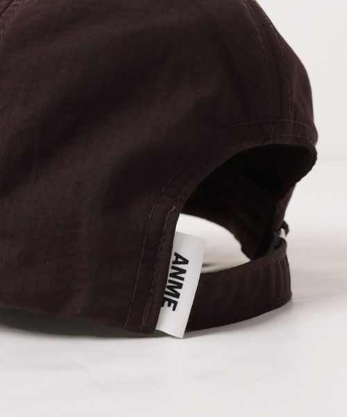 ANME（アンメ）の「接触冷感/UVカット(UPF50＋)/撥水加工ナイロンロゴキャップ【スカーフ付き/2点セット】（キャップ・レディース・ネイビー/ブラック/ブラウン・FREE）」の10枚目の写真