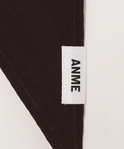 ANME（アンメ）の「接触冷感/UVカット(UPF50＋)/撥水加工ナイロンロゴキャップ【スカーフ付き/2点セット】（キャップ・レディース・ネイビー/ブラック/ブラウン・FREE）」の15枚目の写真