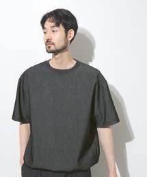 【NAVY / ネイビー】UV 冷感 ブリーズデニム オーバーサイズTシャツ