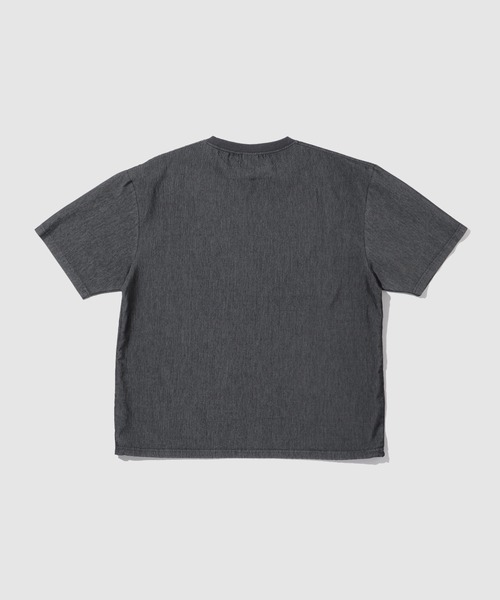 NAVY(ネイビー)の「【NAVY / ネイビー】UV 冷感 ブリーズデニム オーバーサイズTシャツ(Tシャツ/カットソー・メンズ・ホワイト/グレー/ブルー/サックスブルー・S/M/L/XL)」の5枚目の写真