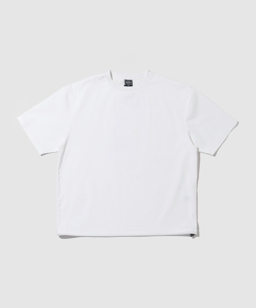 NAVY(ネイビー)の「【NAVY / ネイビー】UV 冷感 ブリーズデニム オーバーサイズTシャツ(Tシャツ/カットソー・メンズ・ホワイト/グレー/ブルー/サックスブルー・S/M/L/XL)」の13枚目の写真