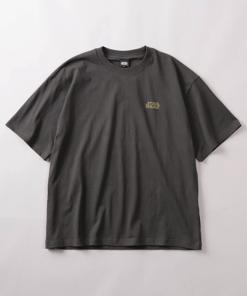 STAR WARS（スターウォーズ）の「【71】【STAR WARS/スターウォーズ】ユーズドライク クルーネックTシャツ/バックプリント/ユニセックス/レディース/メンズ（Tシャツ/カットソー・メンズ・アイボリー系3/アイボリー系2/アイボリー系1/グレー系1/グレー系3/グレー系2/アイボリー系/グレー系・M/XL/L）」の11枚目の写真