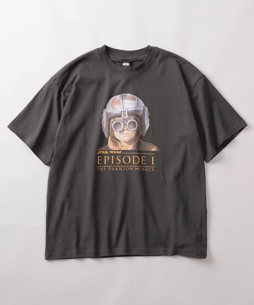 STAR WARS（スターウォーズ）の「【71】【STAR WARS/スターウォーズ】ユーズドライク クルーネックTシャツ/バックプリント/ユニセックス/レディース/メンズ（Tシャツ/カットソー・メンズ・アイボリー系3/アイボリー系2/アイボリー系1/グレー系1/グレー系3/グレー系2/アイボリー系/グレー系・M/XL/L）」の15枚目の写真