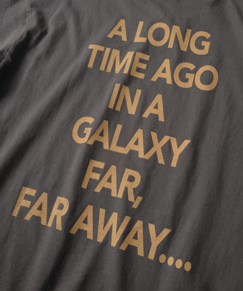 STAR WARS（スターウォーズ）の「【71】【STAR WARS/スターウォーズ】ユーズドライク クルーネックTシャツ/バックプリント/ユニセックス/レディース/メンズ（Tシャツ/カットソー・メンズ・アイボリー系3/アイボリー系2/アイボリー系1/グレー系1/グレー系3/グレー系2/アイボリー系/グレー系・M/XL/L）」の21枚目の写真