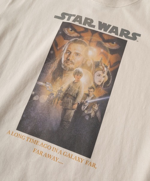 STAR WARS（スターウォーズ）の「【71】【STAR WARS/スターウォーズ】ユーズドライク クルーネックTシャツ/バックプリント/ユニセックス/レディース/メンズ（Tシャツ/カットソー・メンズ・アイボリー系3/アイボリー系2/アイボリー系1/グレー系1/グレー系3/グレー系2/アイボリー系/グレー系・M/XL/L）」の22枚目の写真