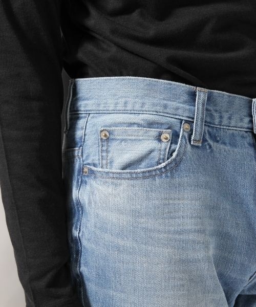 RAGEBLUE（レイジブルー）の「＜コーンミルズ社製デニム使用＞パッチワークデニム/711930（デニムパンツ・メンズ・ホワイト/ブルー・L/M）」の11枚目の写真