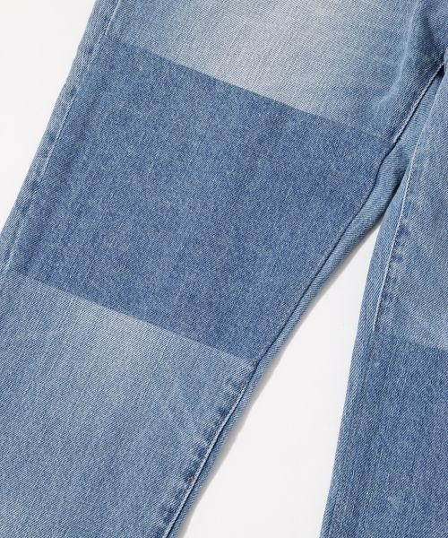 RAGEBLUE（レイジブルー）の「＜コーンミルズ社製デニム使用＞パッチワークデニム/711930（デニムパンツ・メンズ・ホワイト/ブルー・L/M）」の4枚目の写真