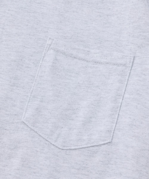 KAVU（カブー）の「KAVU/カブー Oval Logo Pocket Tee/オーバルロゴ ポケット Tシャツ（Tシャツ/カットソー・メンズ・アッシュグレー/ネイビー・X-LARGE/MEDIUM/LARGE）」の4枚目の写真