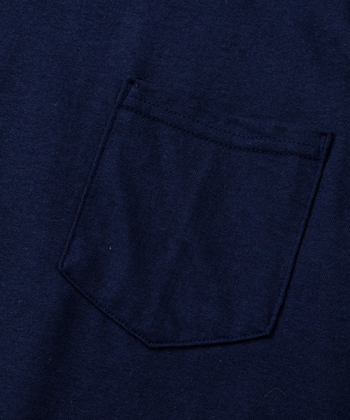KAVU（カブー）の「KAVU/カブー Oval Logo Pocket Tee/オーバルロゴ ポケット Tシャツ（Tシャツ/カットソー・メンズ・アッシュグレー/ネイビー・X-LARGE/MEDIUM/LARGE）」の7枚目の写真