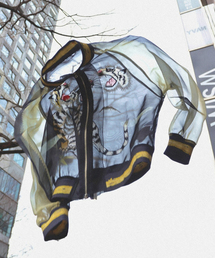 TOLQ / トルク Skeleton Printed Souvenir Jacket
