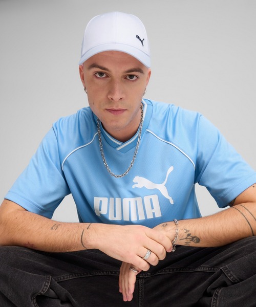 PUMA(プーマ)の「PUMA プーマ ユニセックス ESS メタル プーマ キャット BB キャップ(キャップ・メンズ・プラム/ピンク/ホワイト/ブラウン系その他/ホワイト×シルバー・MEDIUM/LARGE)」の2枚目の写真