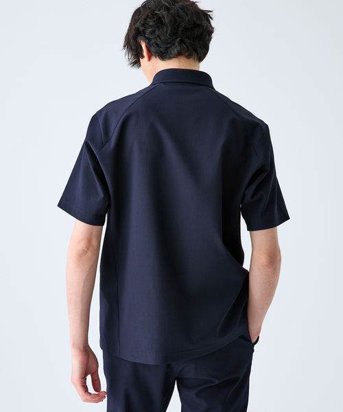 MIZUNO(ミズノ )の「MIZUNO(ミズノ) 別注 DYNAMOTION ポロシャツ(ポロシャツ・メンズ・ネイビー/チャコールグレー・LARGE/MEDIUM/SMALL)」の5枚目の写真