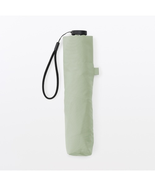 無印良品（ムジルシリョウヒン）の「晴雨兼用　軽量　折りたたみ傘（折りたたみ傘・レディース・ライトグリーン/ライトオレンジ系・50cm）」の8枚目の写真