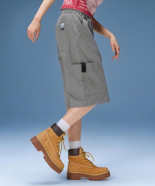 X-girl（エックスガール）の「FADED FACE LABEL EASY SHORTS（その他パンツ・レディース・ブラック/カモフラージュ/ベージュ・S/M）」の10枚目の写真