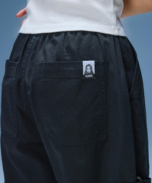 X-girl（エックスガール）の「FADED FACE LABEL EASY SHORTS（その他パンツ・レディース・ブラック/カモフラージュ/ベージュ・S/M）」の20枚目の写真