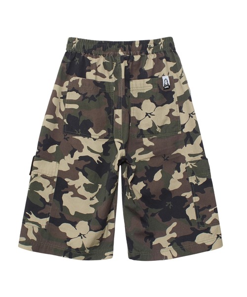 X-girl（エックスガール）の「FADED FACE LABEL EASY SHORTS（その他パンツ・レディース・ブラック/カモフラージュ/ベージュ・S/M）」の22枚目の写真