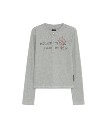 STONE CROSS HENLEY NECK LONG SLEEVE [MELANGE]