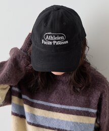 ラウンドロゴ刺繍キャップ