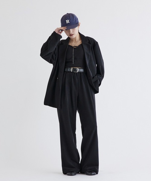 Lui's（ルイス）の「コードピケ1Bジャケット（テーラードジャケット・メンズ・ブラック/カーキ・S/M）」の6枚目の写真