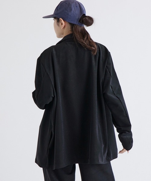 Lui's（ルイス）の「コードピケ1Bジャケット（テーラードジャケット・メンズ・ブラック/カーキ・S/M）」の5枚目の写真