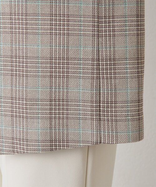 Whim Gazette（ウィムガゼット）の「コットンチェックジレ（ベスト・レディース・ベージュ・FREE）」の14枚目の写真